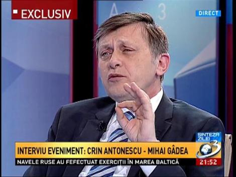 Exclusiv! Crin Antonescu, despre ruperea USL