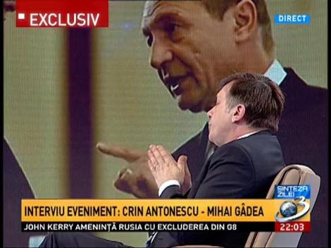 Sinteza Zilei: De câte ori s-a răzgândit Crin Antonescu