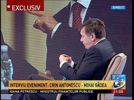 Crin Antonescu: Nu regret că m-am întâlnit cu Traian Băsescu