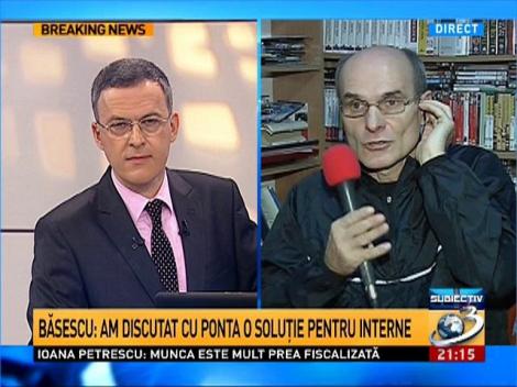Cristian Tudor Popescu: Ponta şi-a adus gaşca încercând să nu se mai afle în situaţia primului guvern