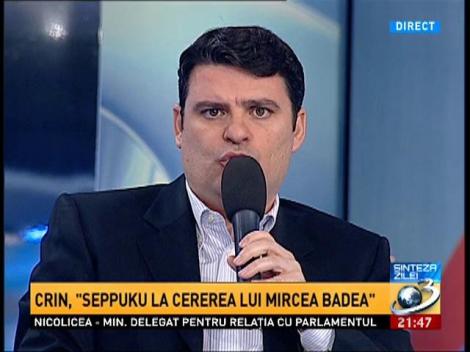 Radu Tudor: Cert este că USL s-a rupt din interior, nu cumva cineva i-a satisfăcut dorinţa lui Băsescu