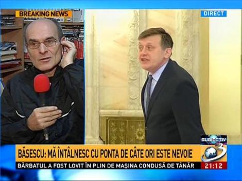 Cristian Tudor Popescu: Antonescu practică un teatru politic artificial şi neconvingător