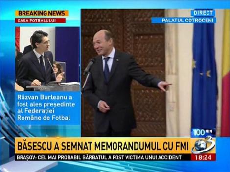 Băsescu, către noii miniştri: Vă urez succes şi o guvernare cât mai eficientă