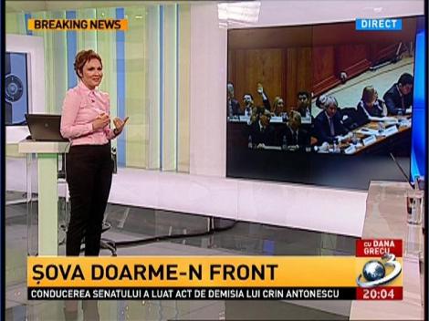 La Ordinea Zilei: Şova doarme-n front
