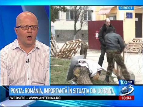 100 de Minute: Adrian Ursu, despre implicarea României în situaţia din Ucraina