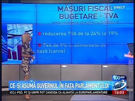 100 de Minute: Ce îşi asumă Guvernul în faţa Parlamentului
