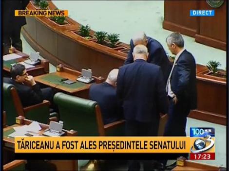 Călin Popescu-Tăriceanu, ales ca şef al Senatului