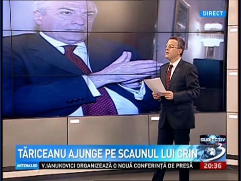 Subiectiv: Tăriceanu ajunge pe scaunul lui Crin