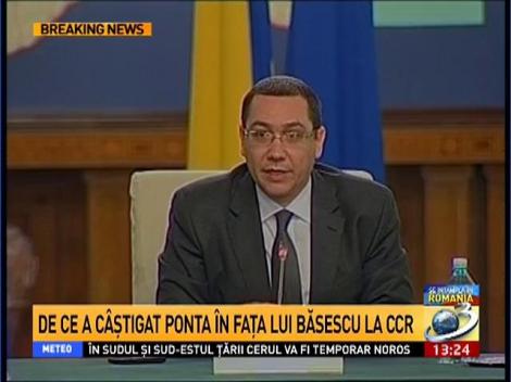 Cum motivează CCR respingerea contestaţiei PDL şi PMP legată de învestirea Guvernului Ponta III