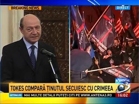 Traian Băsescu: Foarte mulţi dintre membrii partidelor extremiste cred că pot spune şi pot face orice