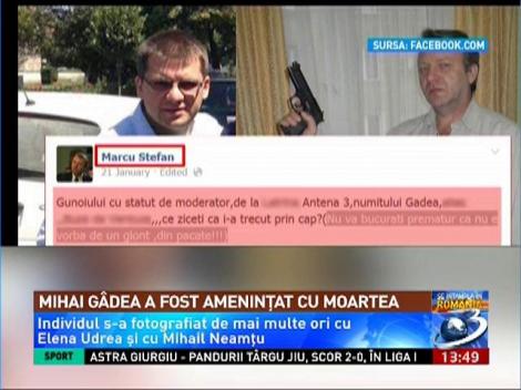 Cine este bărbatul care îl ameninţă pe Mihai Gâdea cu moartea