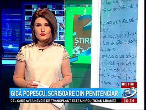 Scrisoare publică trimisă de Gică Popescu din &icirc;nchisoare: "Am nevoie de &icirc;ncrederea voastră"