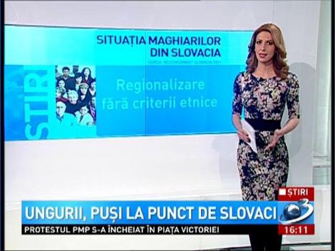 Ungurii, puși la punct de slovaci