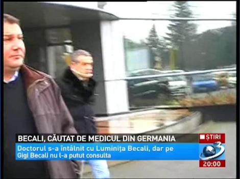 Medicul german al lui Gigi Becali a venit la Bucureşti