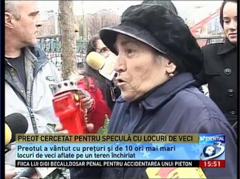 Un preot din Braşov a vândut locuri de veci la suprapreţ