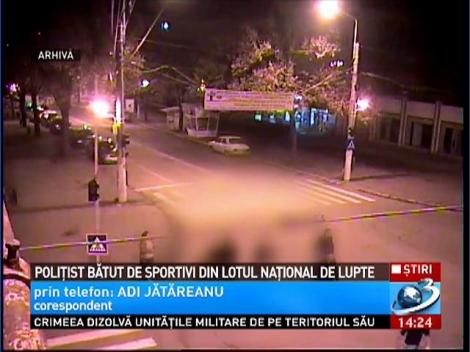 Poliţist bătut de sportivi din lotul naţional de lupte