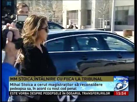 Fiica lui MM Stoica şi-a revăzut tatăl la Tribunalul Bucureşti