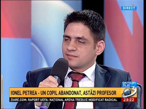 Sinteza Zilei: Ionel Petrea, un copil abandonat, astăzi profesor