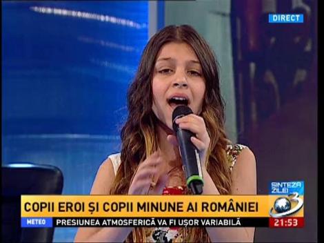 Vanessa Mârzăvan, câştigătoarea Next Star, LIVE la Sinteza Zilei