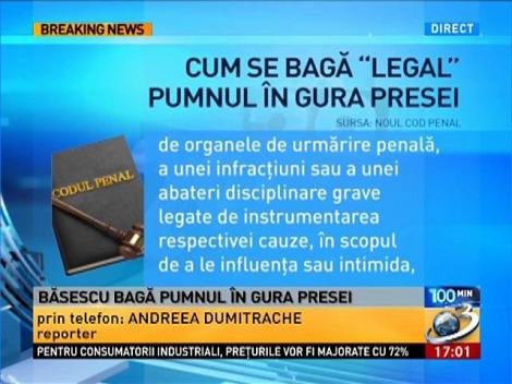 Băsescu NU promulgă un articol privind libertatea presei
