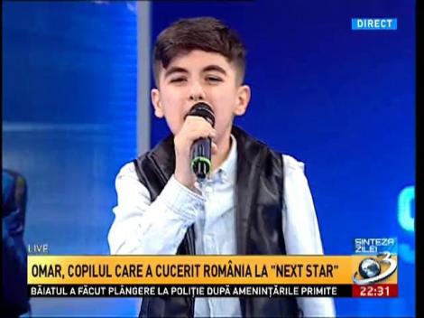 Omar a făcut show la Sinteza Zilei cu piesa C'est la vie