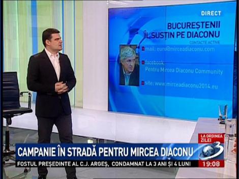 La Ordinea Zilei: Unde se pot strânge semnături pentru Mircea Diaconu