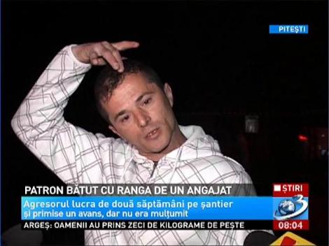 Patron bătut cu ranga de un angajat