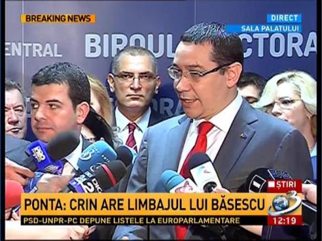 Victor Ponta: Nu pot să spun ceva rău despre domnul Antonescu