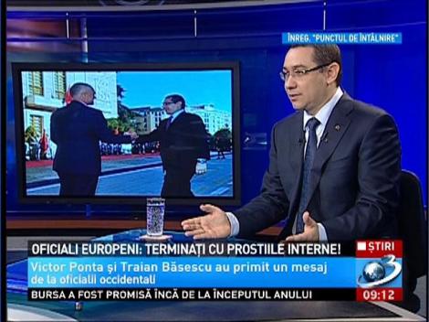 Oficialii europeni, către Ponta şi Băsescu: Terminaţi cu prostiile interne!