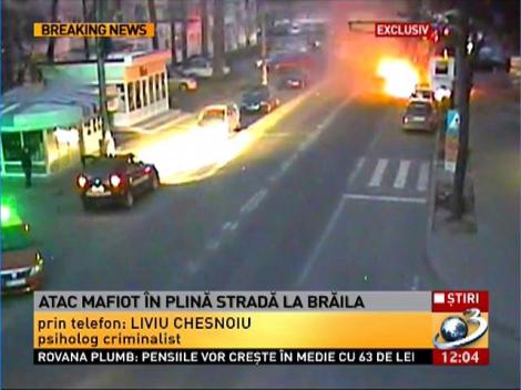 Atac mafiot în plină stradă la Brăila