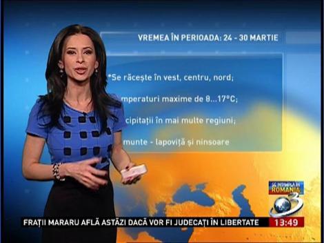 Vremea în perioada 31 martie - 6 aprilie