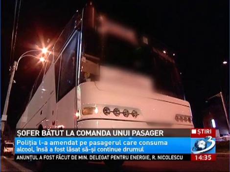 Şofer bătut la comanda unui pasager