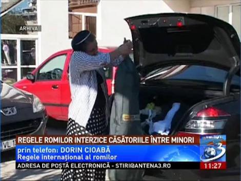 Regele romilor interzice căsătoriile între minori