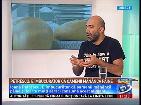 Ioana Petrescu: E &icirc;mbucurător că oamenii măn&acirc;ncă p&acirc;ine
