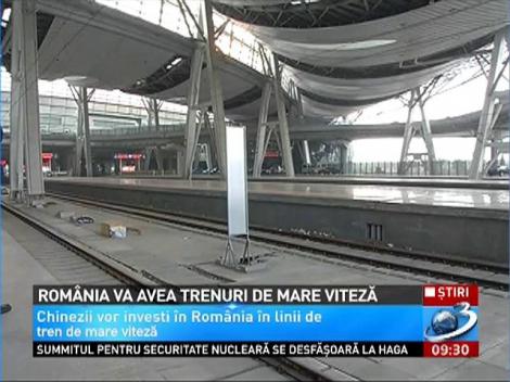 România va avea trenuri de mare viteză