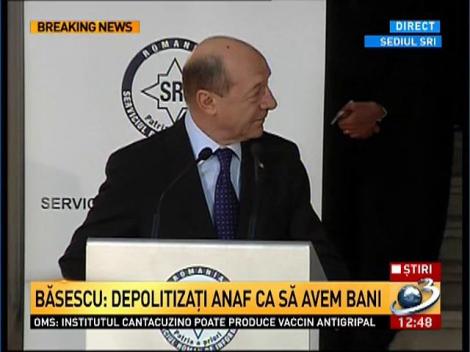 Declaraţia lui Traian Băsescu de la SRI