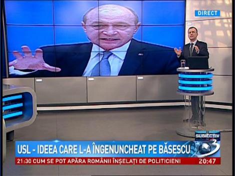Cartea Usl - Ideea care l-a &icirc;ngenungheat pe Băsescu