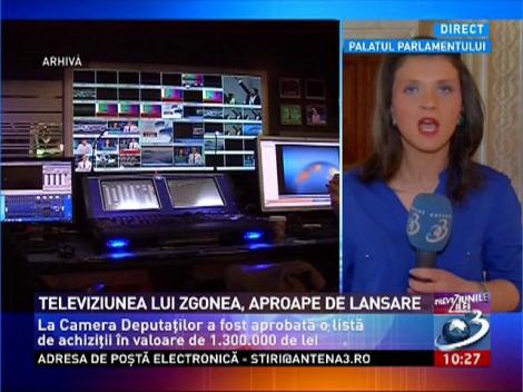 Televiziunea lui Valeriu Zgonea, aproape de lansare