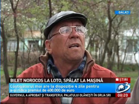 A câştigat marele premiu la loto dar nu mai găseştr biletul