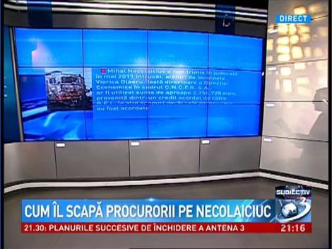 Subiectiv: Cum il scapa procurorii pe Necolaiciuc