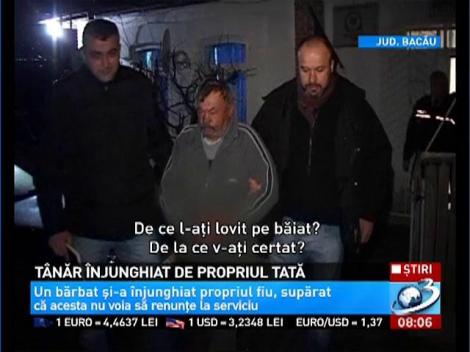 Şi-a înjunghiat fiul după o ceartă aprinsă