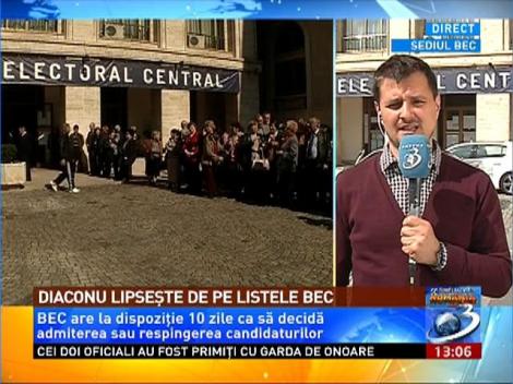 Mircea Diaconu lipseşte de pe listele BEC