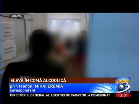 O eleva de 15 ani a fost gasita in coma alcoolica intr-un parc din Targoviste