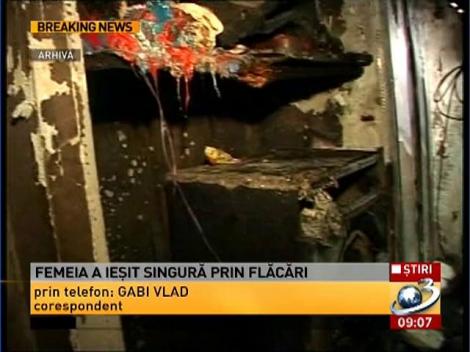 O casa din Galati a ars ca o torta dupa explozia unei butelii