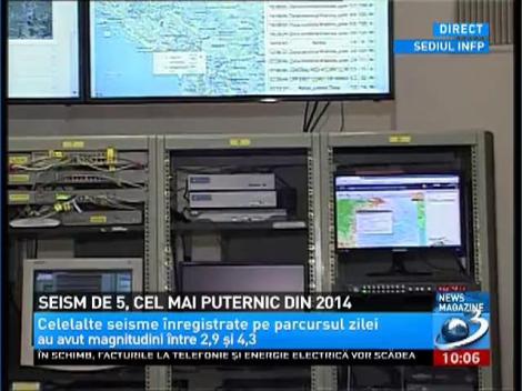 Seism de 5, &icirc;n zona Vrancea