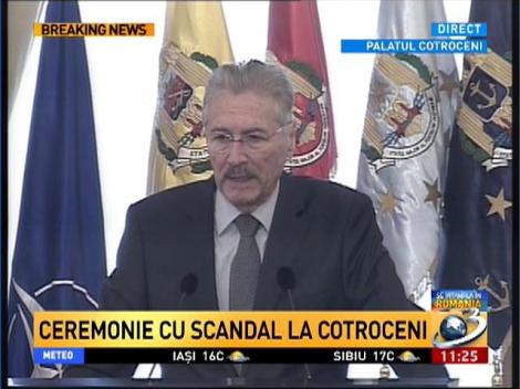 Emil Constantinescu, discurs la ceremonia de la Cotroceni