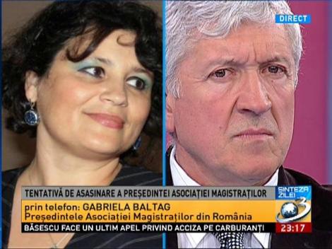 Judecătoarea Baltag, după ameninţarea cu moartea: În România magistraţii nu sunt în siguranţă