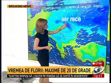 Racire accentuata a vremii. Vezi aici prognoza pentru urmatoarele doua saptamani!