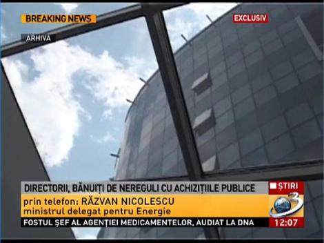 Trei directori din Conpet ar putea fi demişi. Ministrul pentru Energie: Există deficienţe &icirc;n procesul de organizare a unor licitaţii