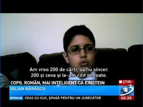 Copil roman, mai inteligent ca Einstein